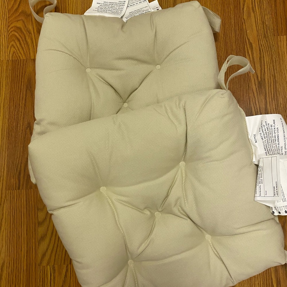 Set of 4 chair cushions